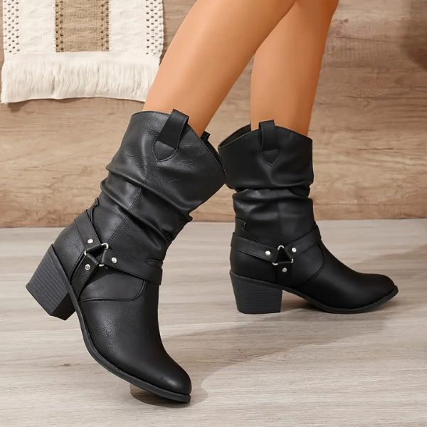 Botas Mujer Caña Media Terma Skin