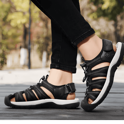 Sandalias Deportivas Mujer Negras Elegantes Cómodas